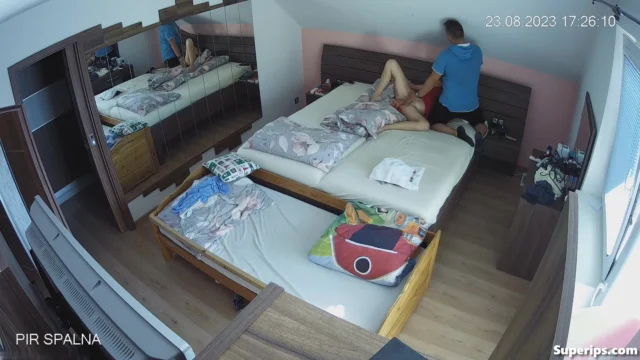 IPCAM – European man fucks his wife with a big dildo