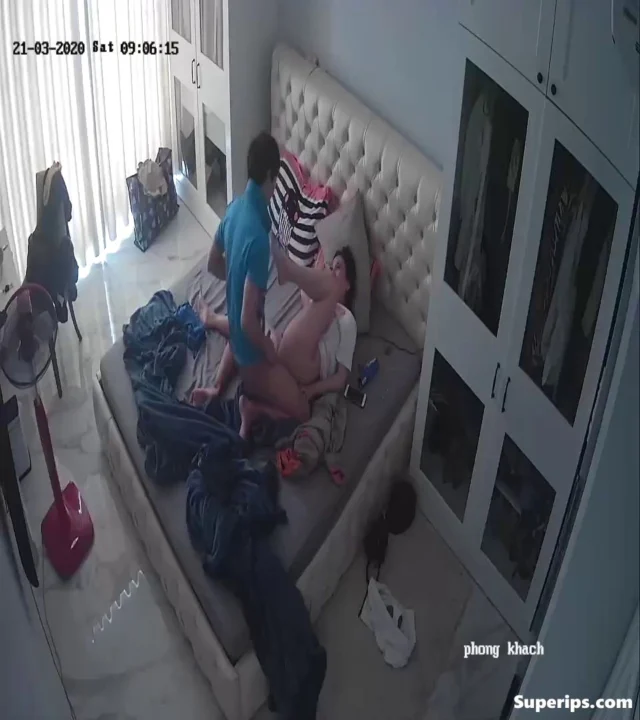 IPCAM – Asian college couple fucks in their bed IPCAM – Asian college couple fucks in their bed