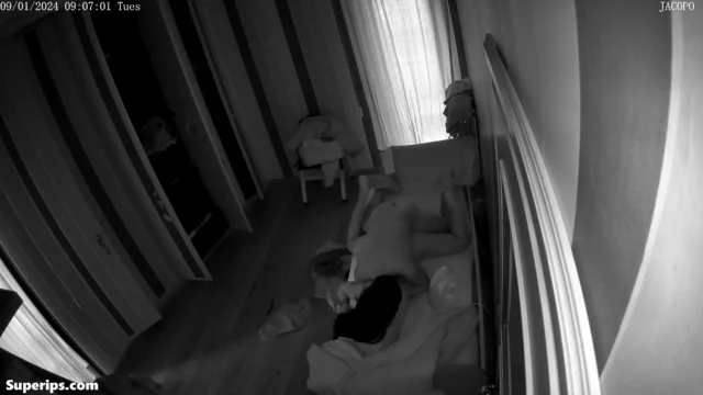 IPCAM – European college couple fucks in a small bed – Part 2 IPCAM – European college couple fucks in a small bed – Part 2
