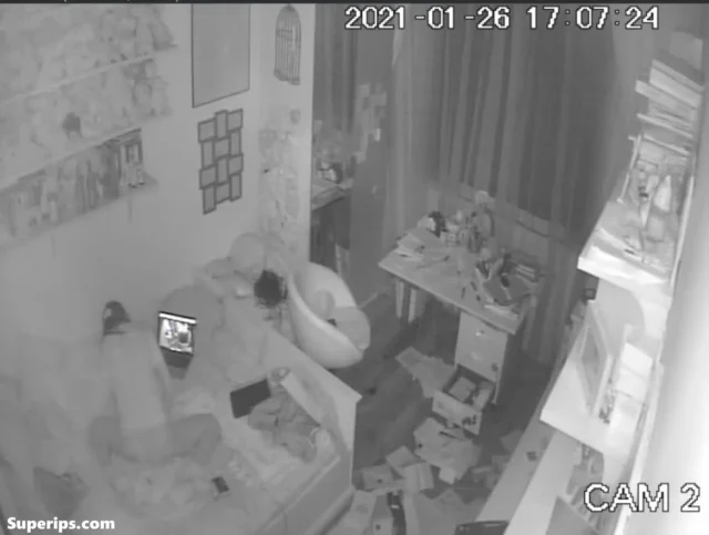 IPCAM – Petite girl rubs her pussy while watching porn IPCAM – Petite girl rubs her pussy while watching porn