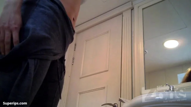 Spy Toilet – European women use the sanitary facilities Spy Toilet – European women use the sanitary facilities