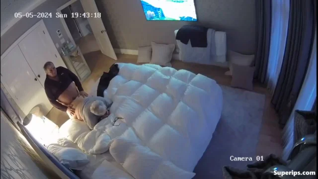IPCAM – Old British couple fucks in their bed IPCAM – Old British couple fucks in their bed